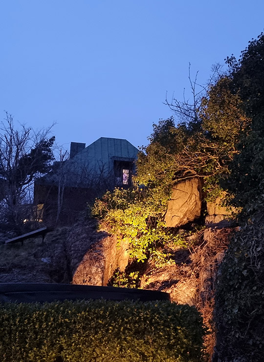 Ljussättning av berg